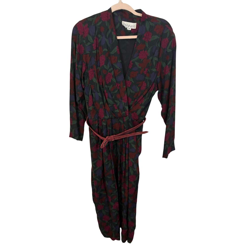 Vintage Tanner Dress 80s Costume Femme Dark Romantics Whimsy Goth 10 Cotton
